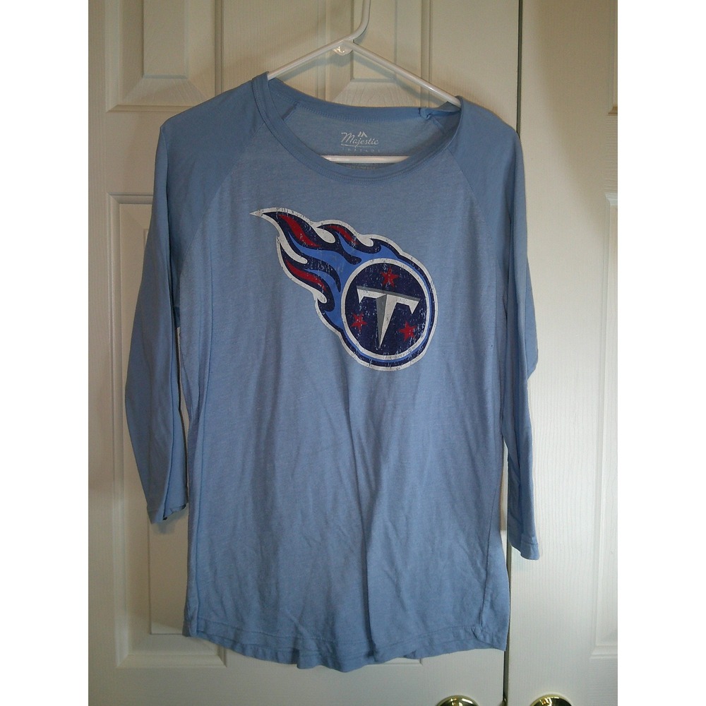 Majestic Tennessee Titans Mariota Football‎ T-Shirt 3/4 Sleeve XL